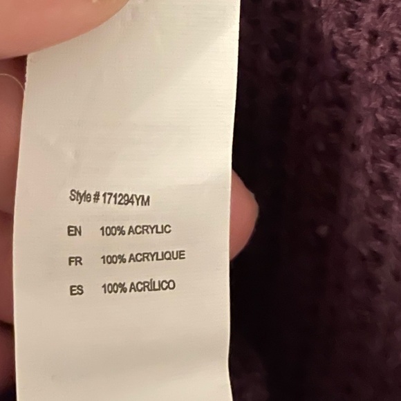 Nwt Urban Heritage Purple Sweater - Picture 4 of 4